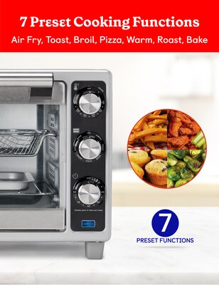 Betty Crocker 6-Slice Toaster Oven, Silver (BC-4637S)