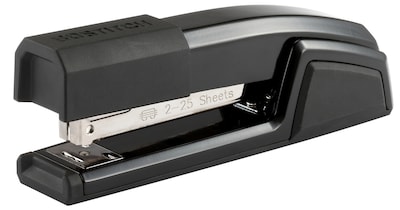 Bostitch Epic Desktop Stapler, 25-Sheet Capacity, Black (B777-BLK)