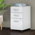 Bush Business Furniture Studio C 3-Drawer Mobile Vertical File Cabinet, Letter/Legal Size, Lockable,