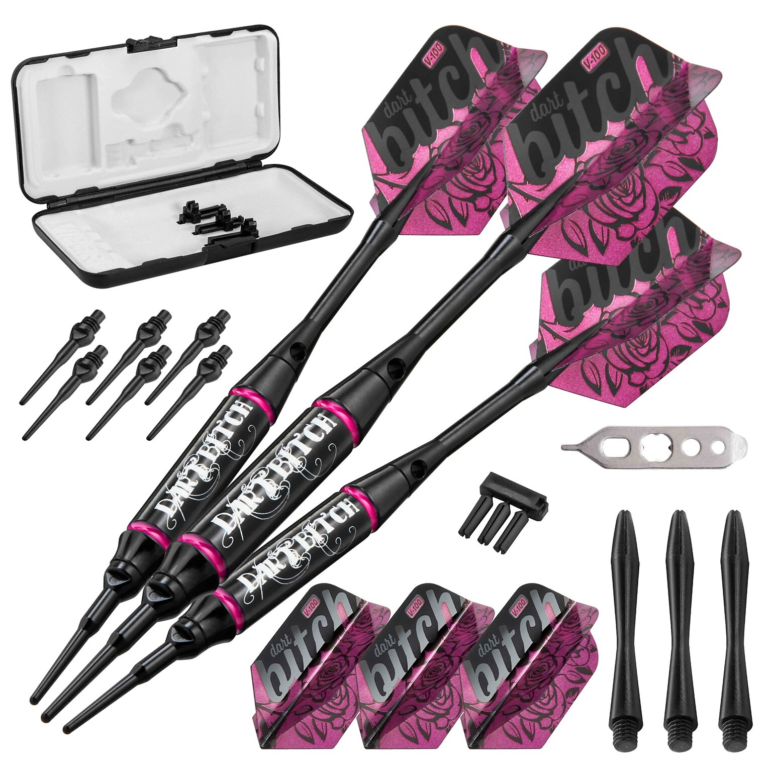 Viper Vanity Dart Bitch Soft Tip Darts, 16 Grams (20-0317-16)