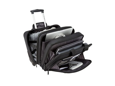 Samsonite Classic Business 2.0 Laptop Rolling Briefcase, Black Polyester (141278-1041)