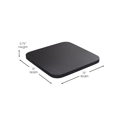 Flash Furniture Cierra Industrial Metal Indoor Bar Height Stools without Back, Gunmetal/Black, 4-Pieces/Pack (4ET32030GNRPL2B)