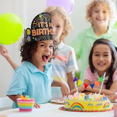 Creative Teaching Press Core Decor Happy Birthday Crowns, 24" x 6", 30/Pack (CTP11015)