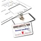 Avery Self-Laminating Clip Style Name Badges, 2 1/4" x 3 1/2", White, 30 Badges Per Box (5362)