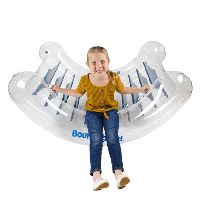 Bouncyband PVC Kids Calming and Fun Sensory Rocker, Blue (BBAROCKBU)