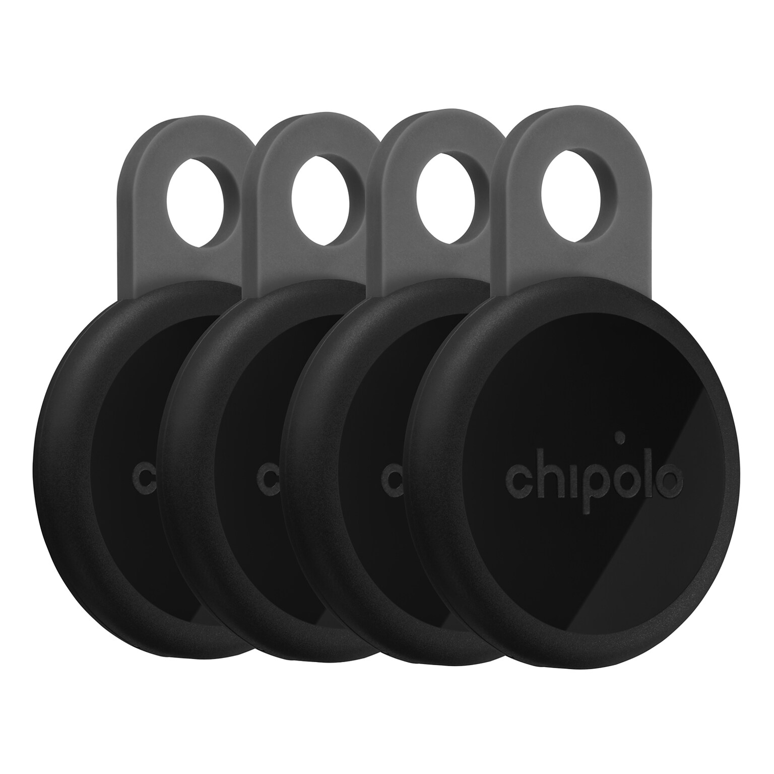 Chipolo LOOP Bluetooth Tracker, Charcoal, 4/Pack (RSO.0000007)