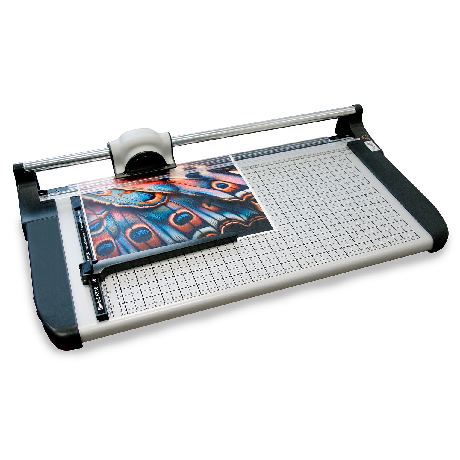 United Commercial 18 Rotary Paper Trimmer, Silver/Black (RT18)