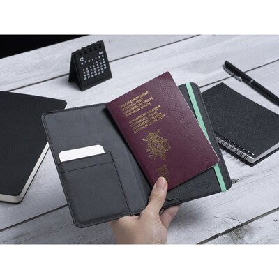 Scapade AirPass Passport Wallet, Black (SCAPSPWAL)