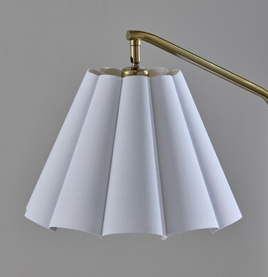 Adesso Lyra 60" Antique Brass Floor Lamp with Empire Shade (2608-21)