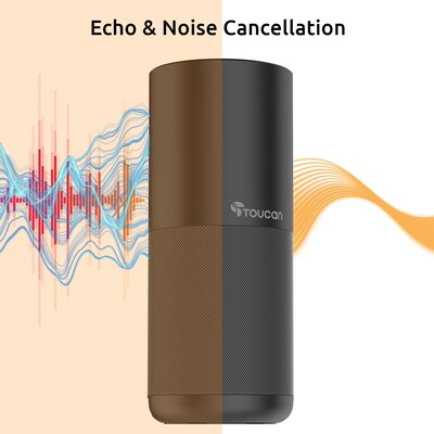 Toucan Connect Conference Bluetooth Speaker, Black (S100)