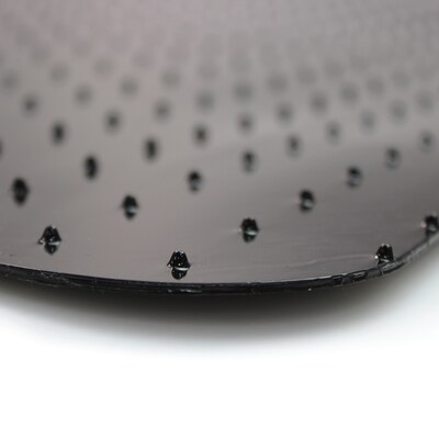 Floortex Advantagemat Chair Mat with Lip, 36" x 48", Designed for Low-Pile Carpet, Black Vinyl (FC113648LLBV)