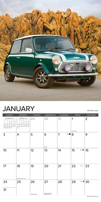 2027 Willow Creek Classic Cars & Trucks 12" x 12" Monthly Wall Calendar, Assorted Colors (59722)