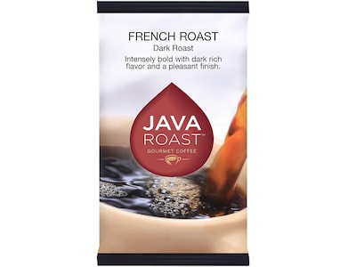 Java Roast Gourmet French Roast Coffee Fraction Pack, Dark Roast, 1.75 oz., 24/Carton (325403)