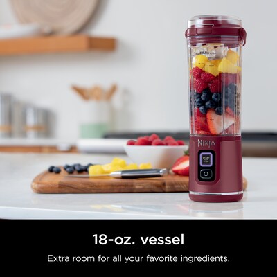 Ninja Blast Portable 18 oz. Blender, Cranberry Red (BC151CR)