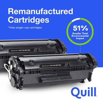Quill Brand®  Remanufactured Standard Yield Laser Toner Cartridge, Black, Replacement for HP148A