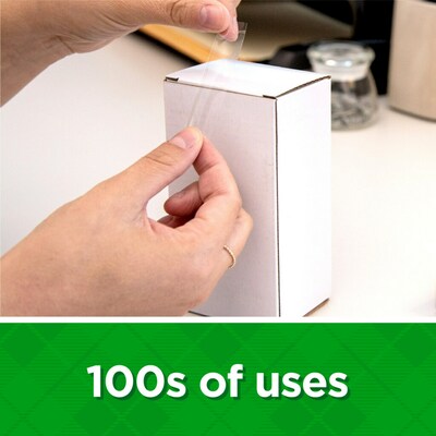 Scotch Magic Greener Invisible Clear Tape Refill, 0.75" x 16.67 yds., 1" Core, 6 Rolls/Pack (6123)