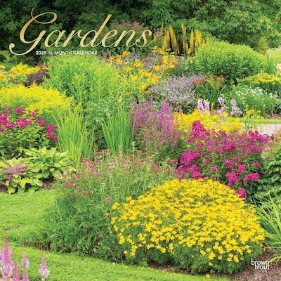 2025 BrownTrout Gardens 12 x 12 Monthly Wall Calendar (9781975474829)