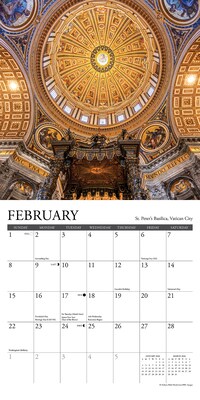 2026 Willow Creek Italy 7" x 7" Monthly Wall Calendar (53621X)