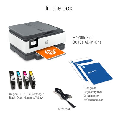 HP OfficeJet 8015e Wireless Color All-In-One Inkjet Printer (228F5A)