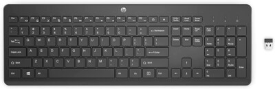 HP 230 Wireless Ergonomic Keyboard, Black (3L1E7AA#ABA)