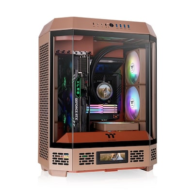 Thermaltake Tower Series 600 ATX Mid-Tower Computer Case, Gravel Sand Brown (CA-1Z1-00MGWN-00)