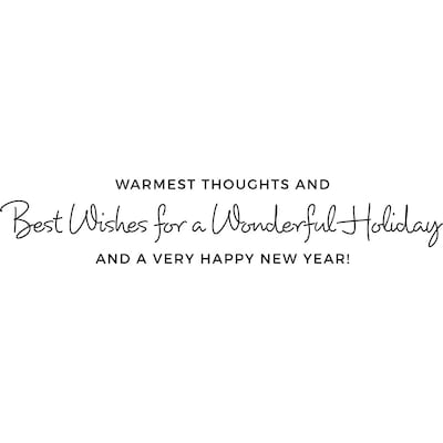 Rustic Display Happy Holidays Greeting Cards; Stock Verse Included; Boxed Set of 25 Cards and Envelopes