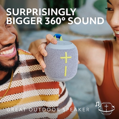 Logitech ULTIMATE EARS WONDERBOOM 4 Portable Bluetooth Speaker, Waterproof, Black (984-001876)