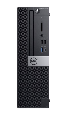 Dell OptiPlex 5070 SFF Refurbished Desktop Computer, Intel Core i5-9500 3.0GHz, 16GB RAM, 256GB SSD, Windows 11 Pro
