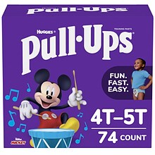 Pull-Ups Potty Training Pants, Boys 4T-5T, 74 CT (45270)
