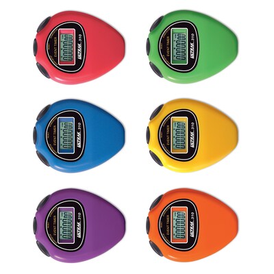 ULTRAK 310 10-Hour Event Timer Rainbow Set, 6/Set (CEI310SET)