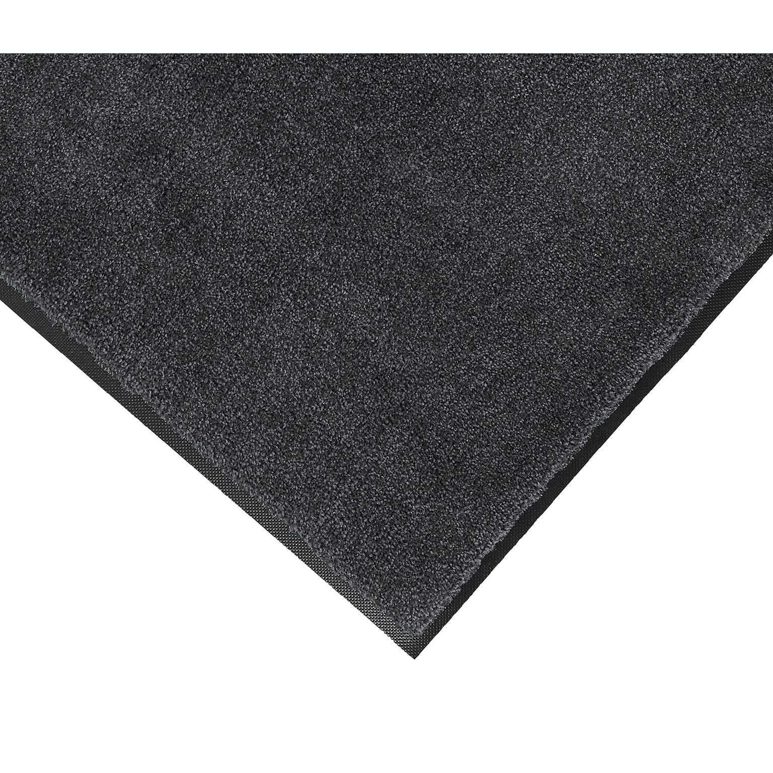 M+A Matting Classic Plush Mat, smooth backing, 4 x 8, Midnight Grey (1806748190)