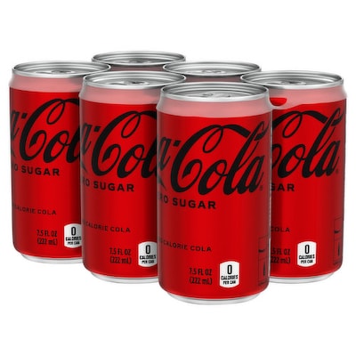 Coca-Cola Mini Soda, 7.5 Oz., 24/Carton (00049000061017)