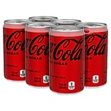 Coca-Cola Coke Zero Mini Cans, 7.5 Oz., 24/Case (00049000061048)