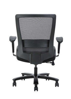 Boss Office Products Bariatric LeatherPlus Mesh Chair, Black (B699-BK)