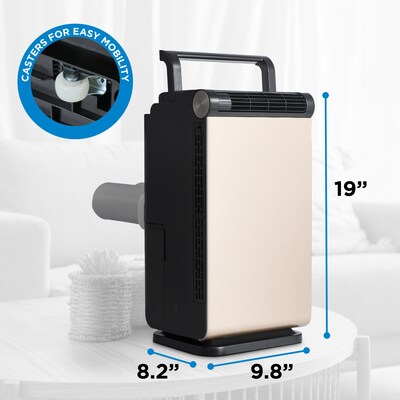 Black & Decker 115-Volt 1,000 BTU (250 BTU DOE) Portable Air Conditioner, Beige/Black (BP01PT)