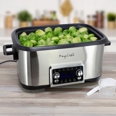 MegaChef 8 Qt Multicooker, Silver (935122913M)