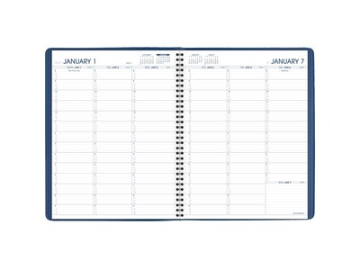 2024 AT-A-GLANCE Fashion 8.25 x 11 Weekly Appointment Book, Blue (70-940-20-24)