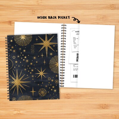 2025-2026 Willow Creek Celestial 6.5" x 8.5" Academic Year Weekly & Monthly Planner, Multicolored (54826)