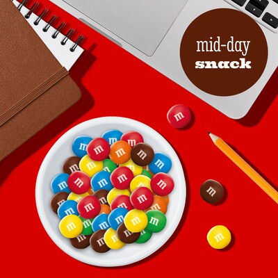 M&M's Party Size Peanut Butter Milk Chocolate Candy Pieces, 34 oz. (MMM55085)