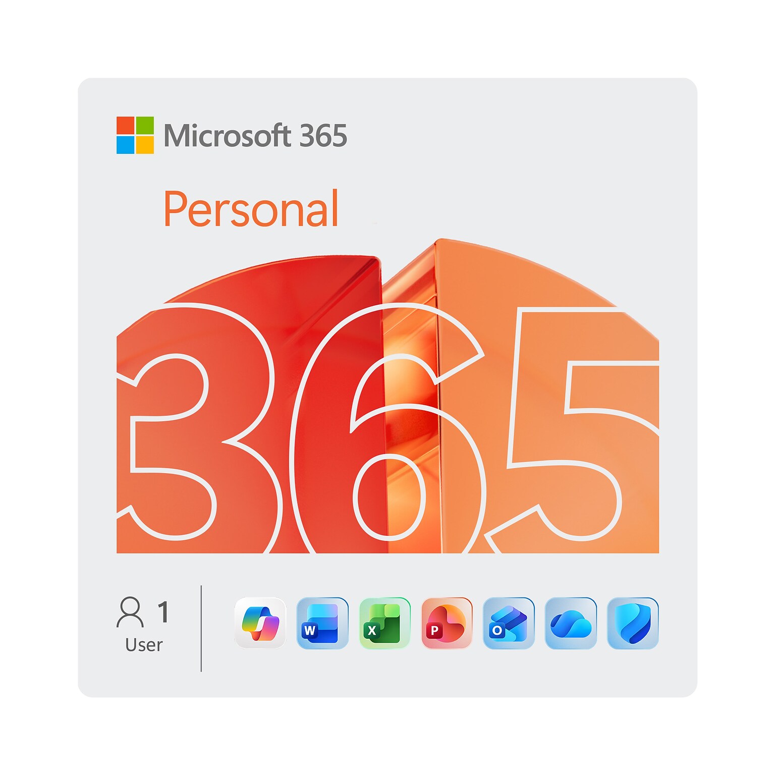 Microsoft 365 Personal 12-Month Subscription, 1 User, Download, PC/Mac, Download (EP2-32302)