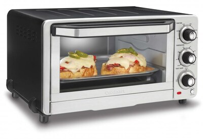 Cuisinart Classic 6 Slices Toaster Oven Broiler, Silver (TOB40NNAS)