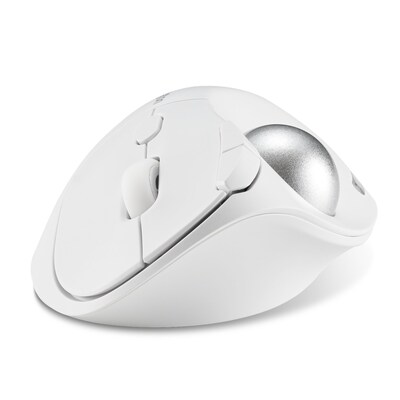 Kensington ProFit Ergo TB450 Wireless Optical Bluetooth & USB Trackball, White (K72179WW)