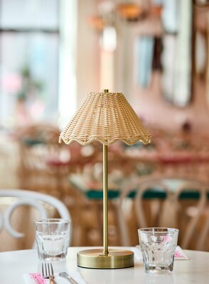 Adesso Stevie LED Table Lamp, Antique Brass (4082-21)