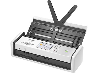 Brother ADS-1800W Wireless Duplex Portable Document Scanner, White/Black