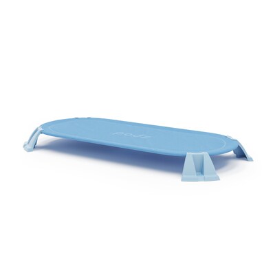 Foundations Podz Stackable Fabric Cot, Standard, 54.25 x 27.9, Blue (FND4601037)