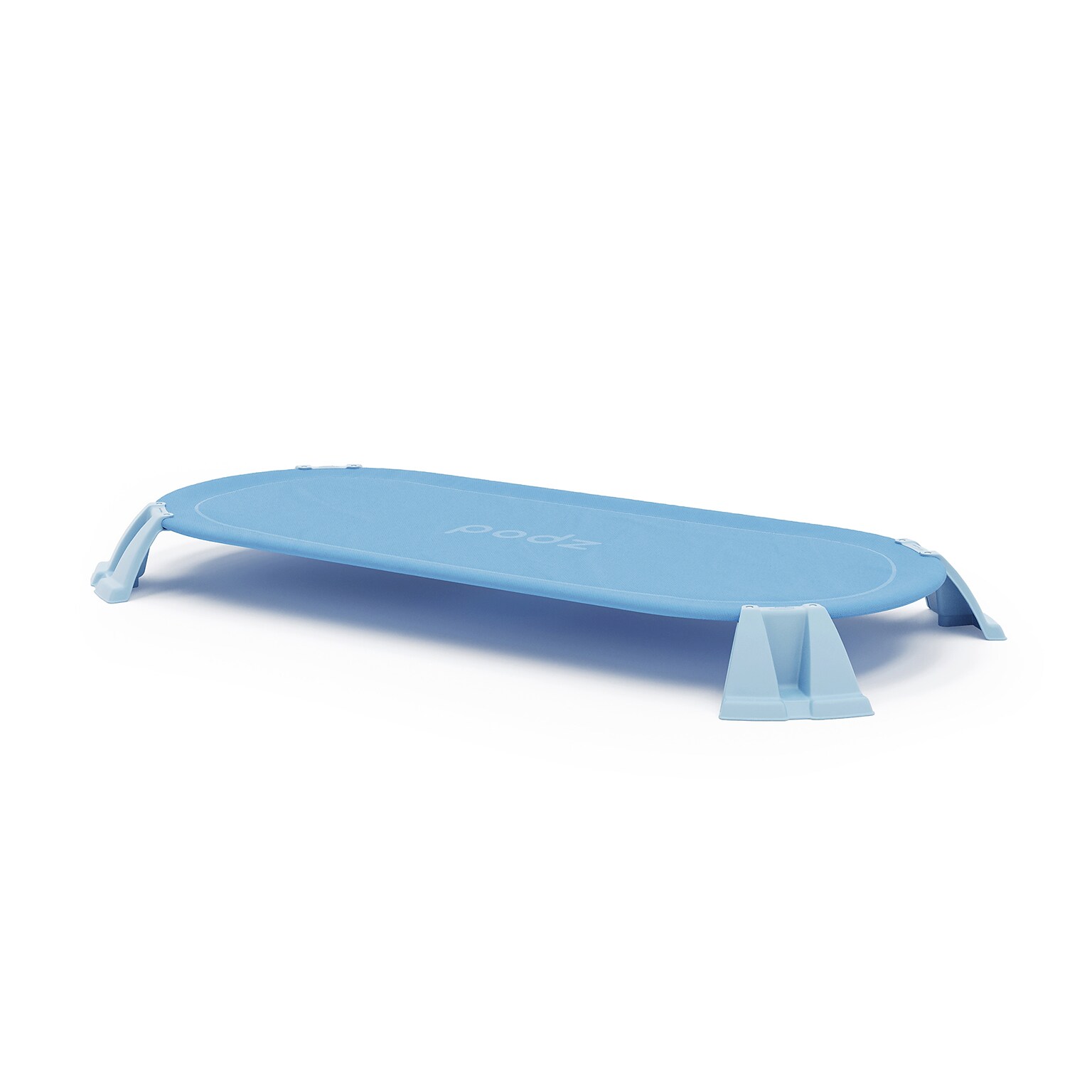 Foundations Podz Stackable Fabric Cot, Standard, 54.25 x 27.9, Blue (FND4601037)