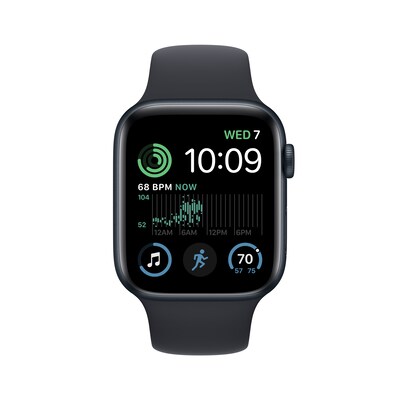 Apple Watch Series SE, Midnight, 44mm (MNG33LL/A)
