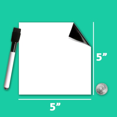 Flipside Dry-Erase Sticky Note, 5" x 5", Dozen (91155)