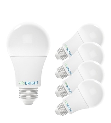Viribright 8.5 Watts Warm White LED General-Purpose Bulb, 4/Box (640448-4)