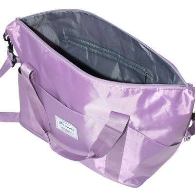 Nicci Polyester Travel Duffel, Light Purple (CBM10003-LPUR)